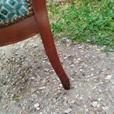 Pair of antique Louis XVI mahogany armchairs from the 19th century