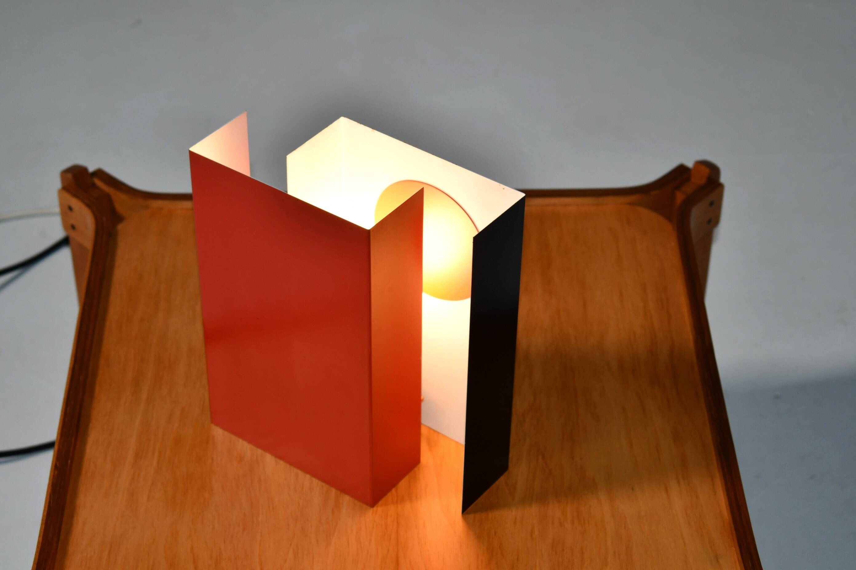 Plafonnier Nippon conçu par Simon Henningsen pour LYFA, Danemark, 1970. (B)