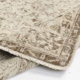 Beige Wool Tribal Carpet