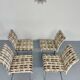 Set of 4 old Saporiti Italia chairs from the 1970s, Ernes design