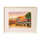 Orientalist painting lavi group israel – desert oasis - epoch: xxth century