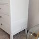 Chiffonnier commode en bois vintage circa années 50