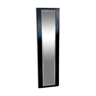 Black beveled mirror