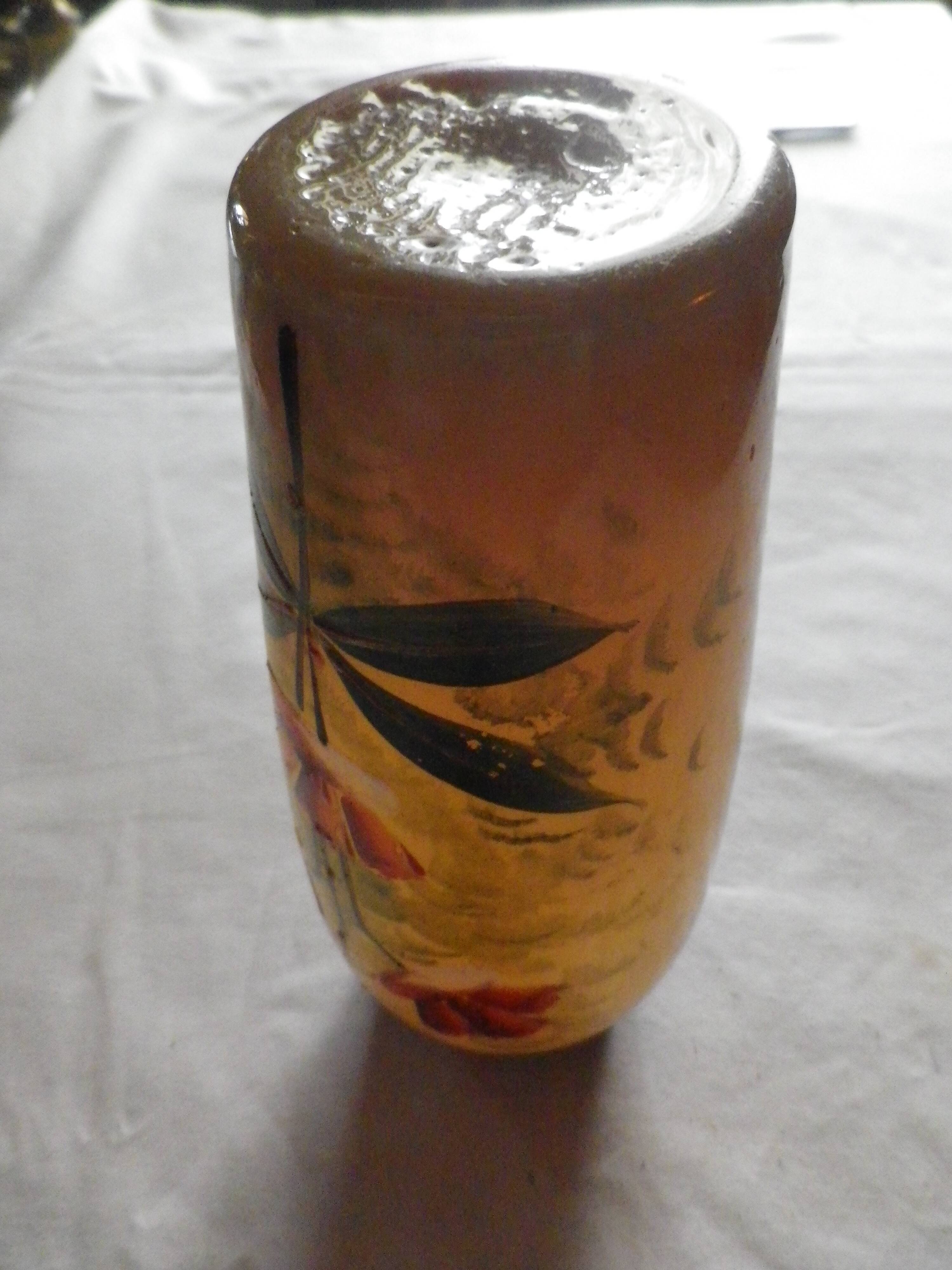 vase opaline art déco