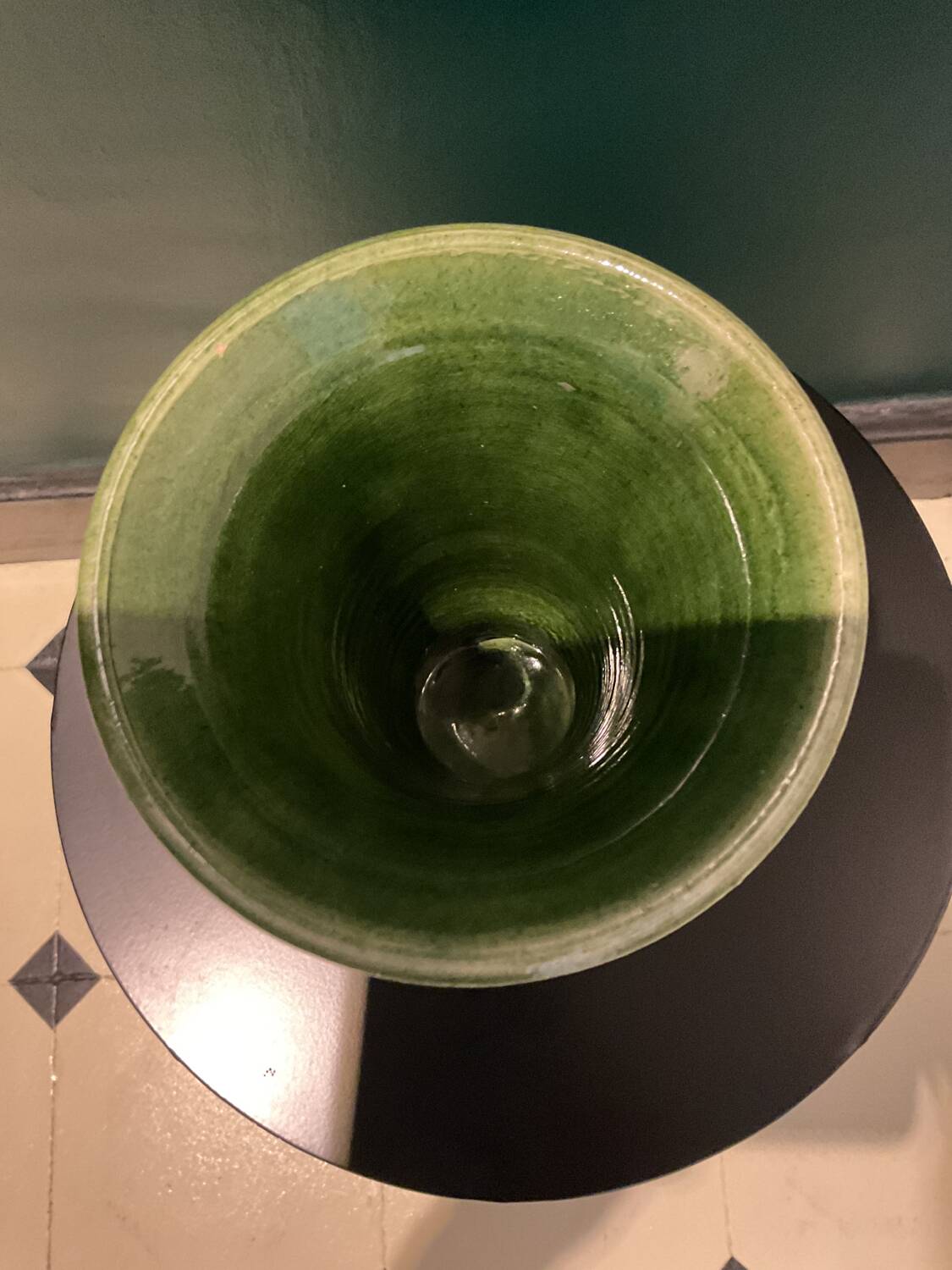 Vintage trumpet vase from the 80s