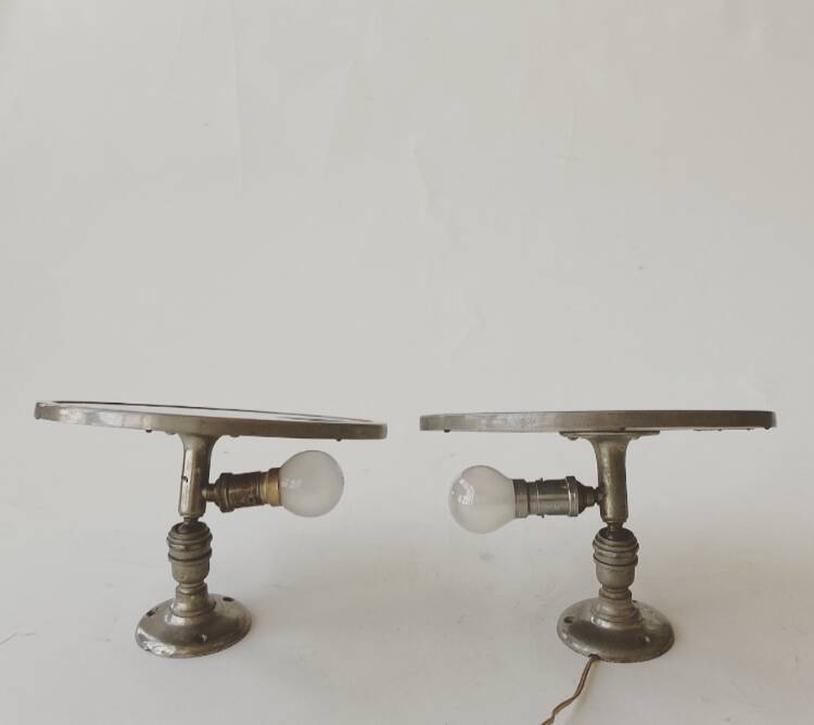 2 miroirs lampe salle de bain art deco 1930  Brot