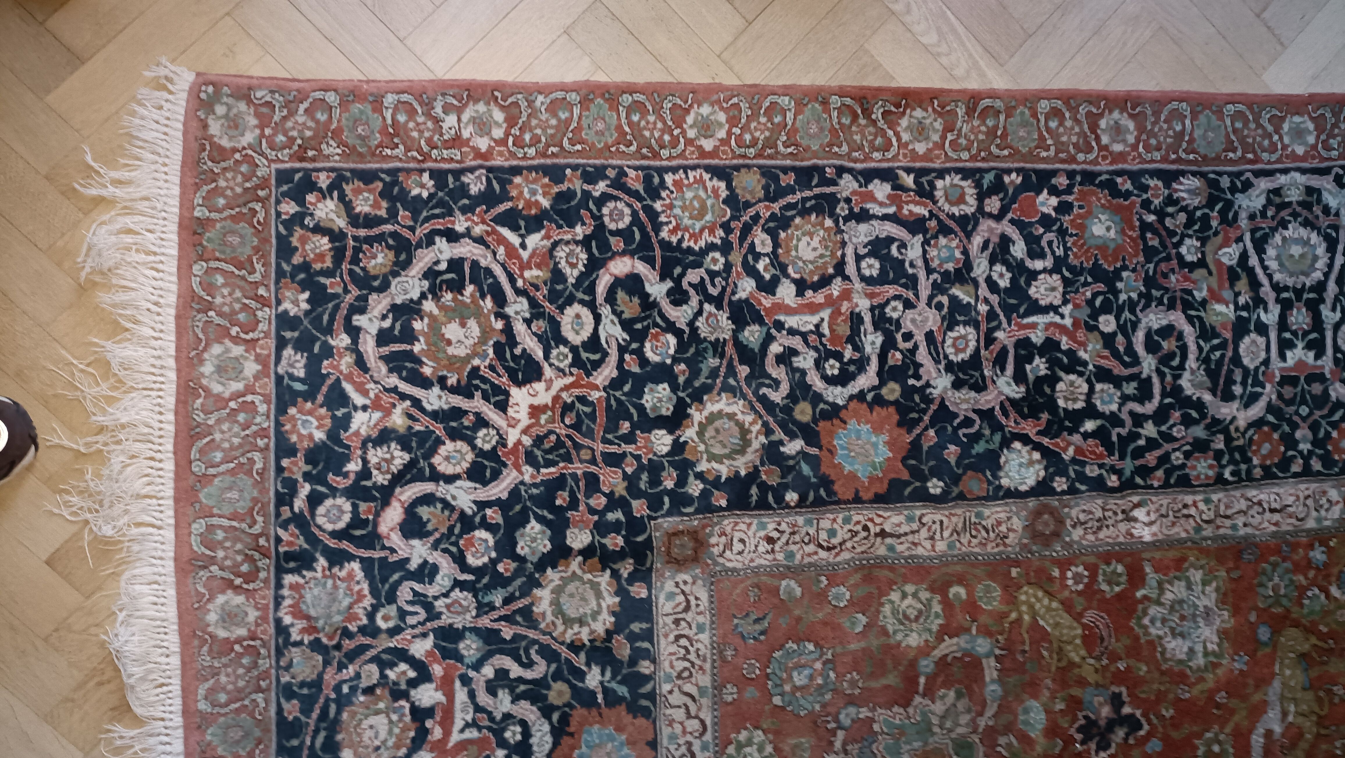 Tapis d'orient, 275x300cm