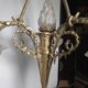 Antique bronze chandelier in Louis XV style