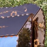 1940s smoked mirror with glazing bars