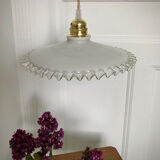Vintage opaline pendant lamp