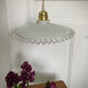 Vintage opaline pendant lamp
