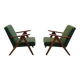 Mid-Century Model B 310 Var Easy Chair in Green Bouclé, 1960s