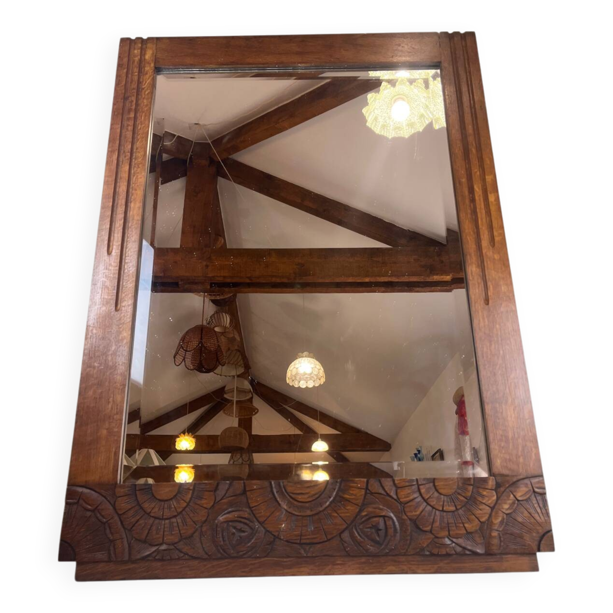 Large Art Deco mirror