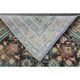 Vintage Turkish Oushak Handmade Wool Cotton Brown Runner Rug 118x301