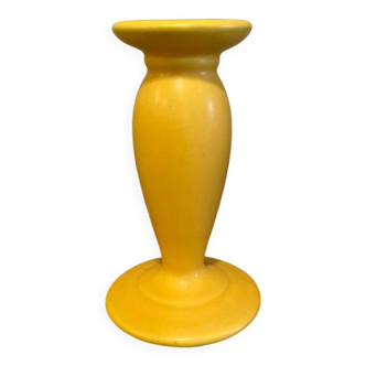 Yellow candle holder