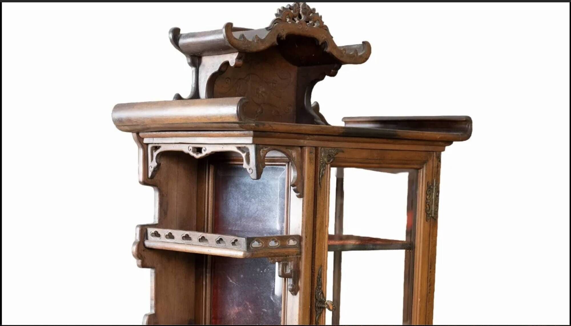 Bibliothèque vitrine  attribué à l'atelier Gabriel Viardot Fin XIXe