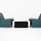 Armchairs + Alky table by Giancarlo Piretti for Anonima Castelli, years.