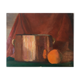 Table "Still Life with Orange" HSP circa 1900