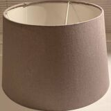 Set of 2 taupe lampshades