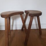 Set of 2 high vintage tripods