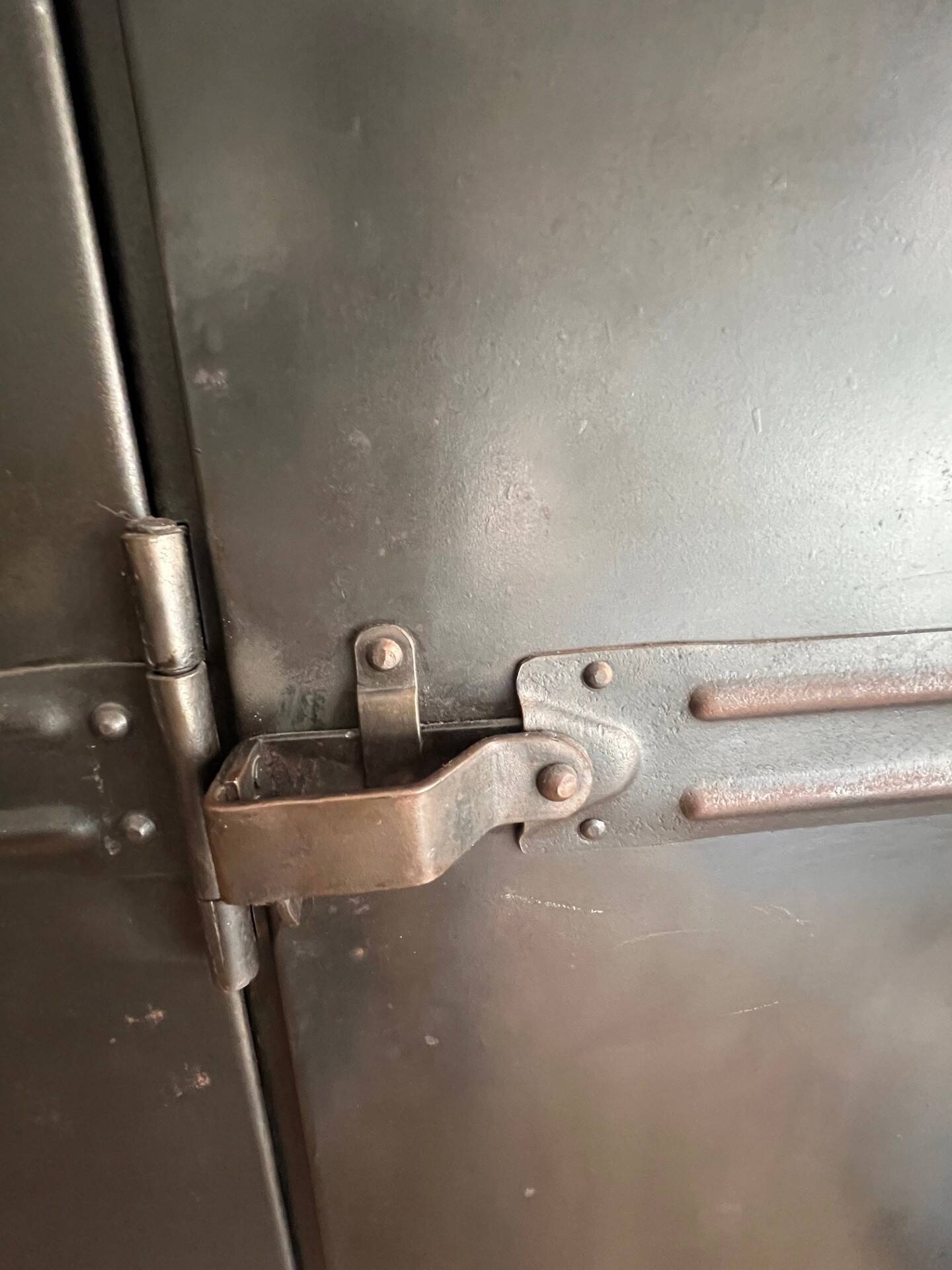 Double-door industrial locker room (circa 1920)