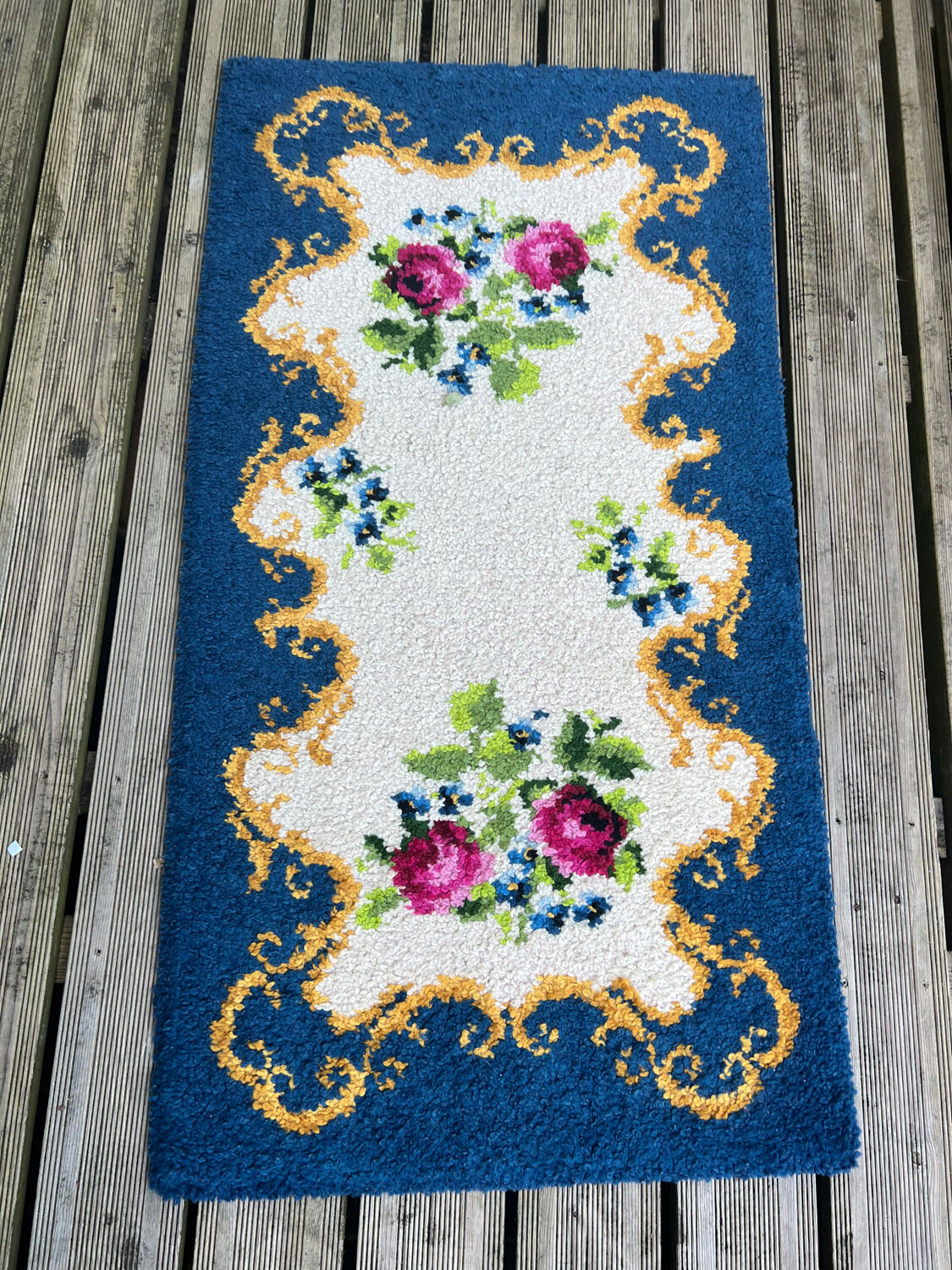 Vintage wool rug