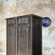 Strafor double-door corrugated iron cloakroom, circa 1920.