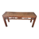 Asian low console in natural wood