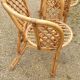 Paire de fauteuils bambou