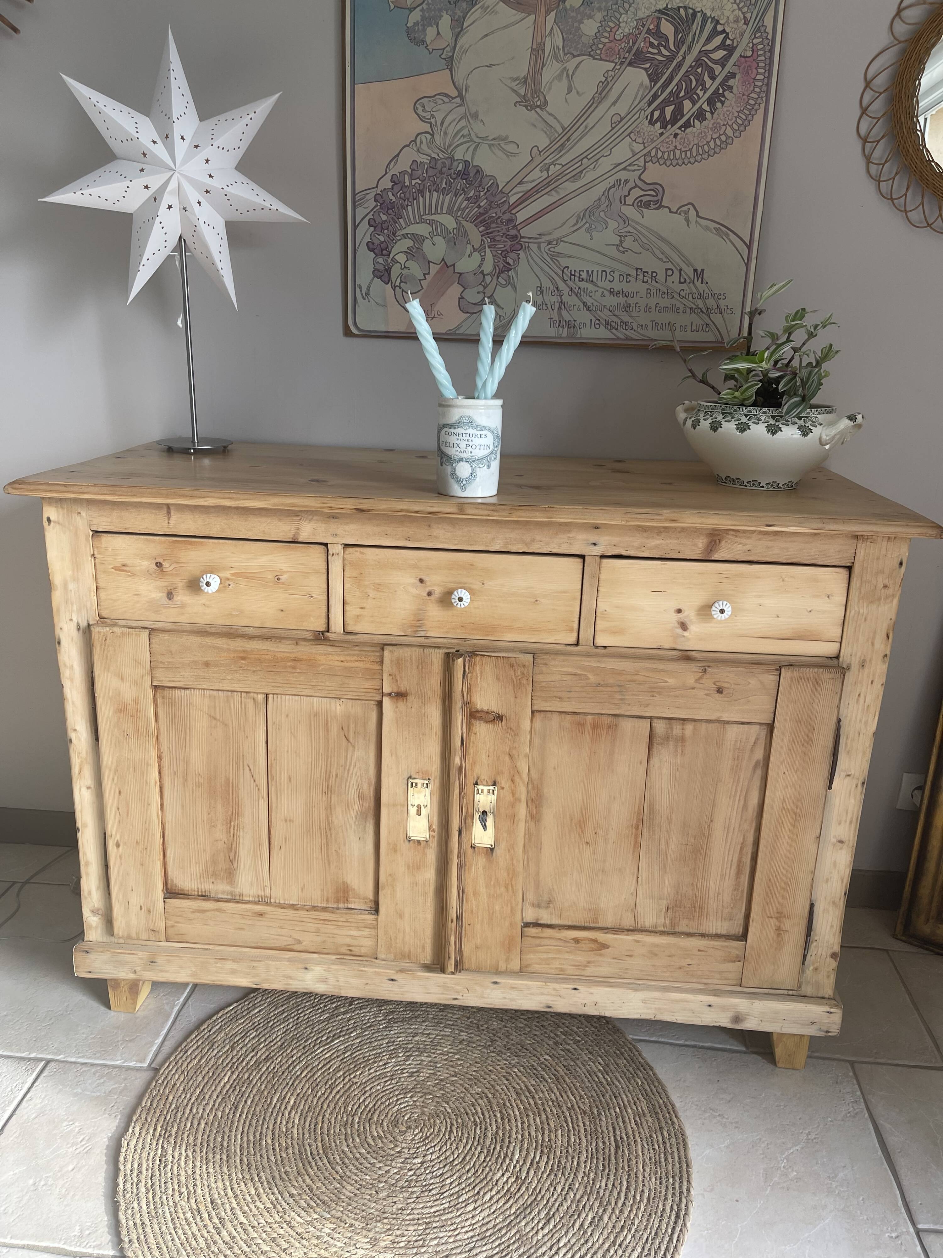 Solid pine sideboard