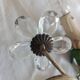 Pair of Italian Florentine wall sconces in tin and glass.
