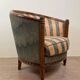 Art Deco Style Barrel Armchair (end of the 20th century)