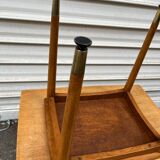 3 wooden nesting tables, 50s-60s
