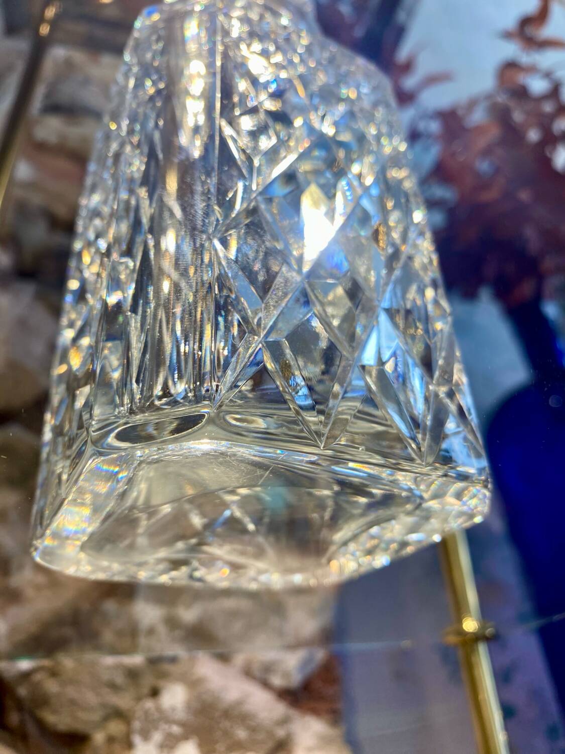 Cut crystal whisky decanter from the 60s/70s