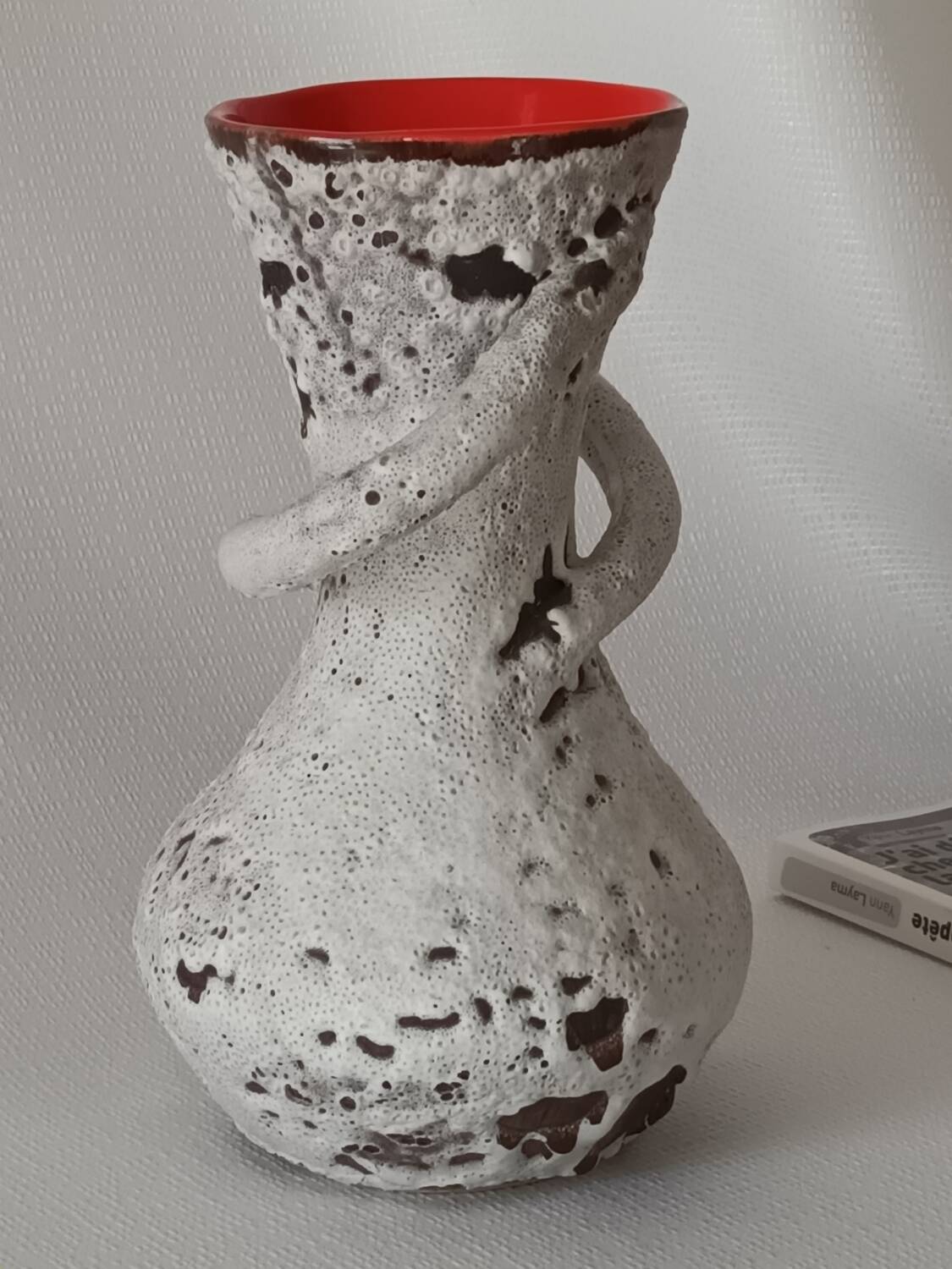 Vase céramique Fat Lava vintage 60/70