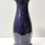 Blue Lacquered Ceramic Vase by Lavenia Ascribable to Guido Andlovitz, Italy