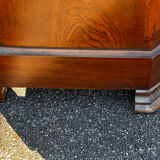 Antique drop-leaf secretary in walnut – Louis-Philippe period (19th century)