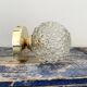 Vintage bubble globe lamp electrified to new