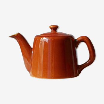 Old brown teapot