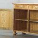 Vintage 1970 Danish Brutalist Light Oak Sideboard, Style of Henning Kjærnulf