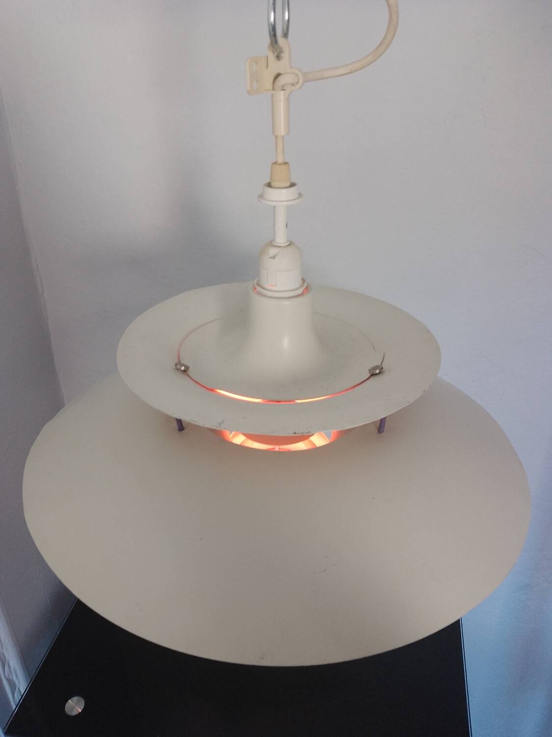 LOUIS POULSEN PH 5 Lustre  1970 DANISH design Space Age VOIR DESCRIPTIF