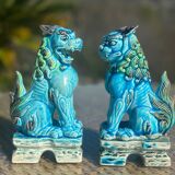 Figurines en céramique Chien Lion