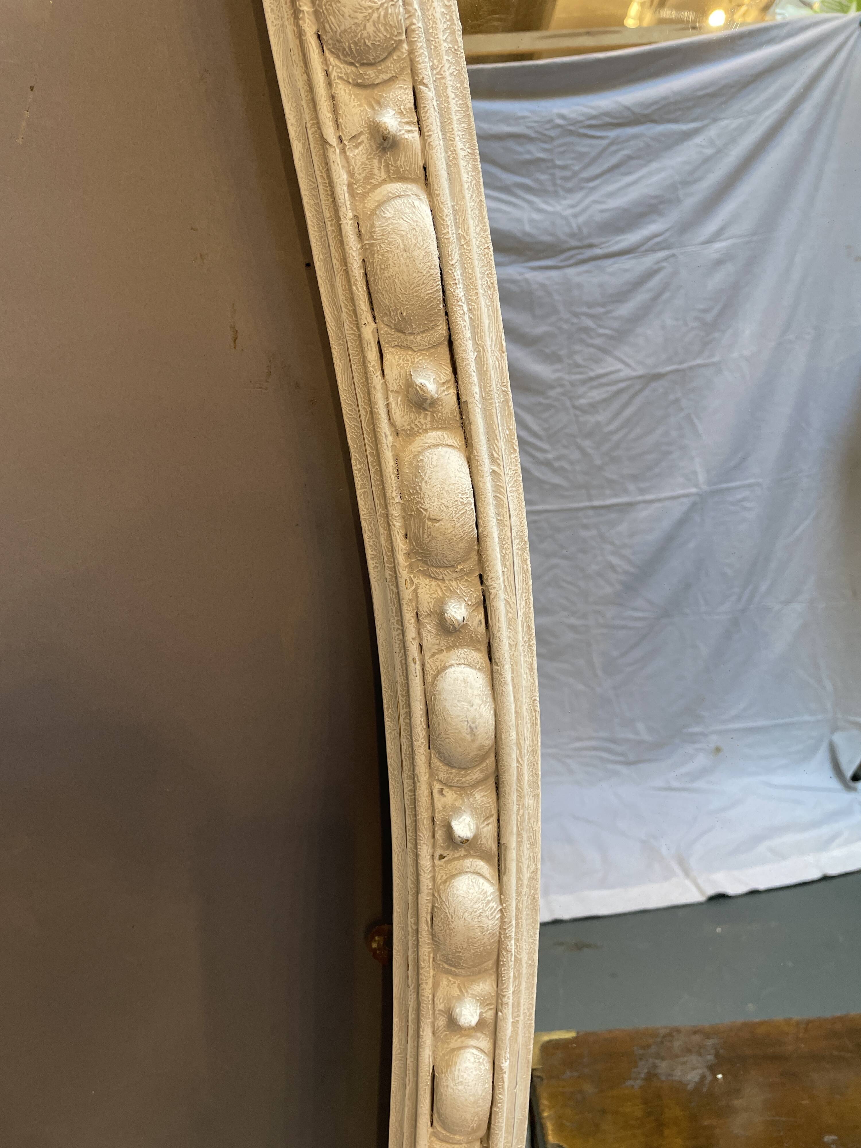Large C19th Painted Overmantle Mirror