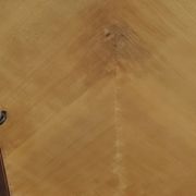 Enfilade of the 50s in oak and mahogany feet compass