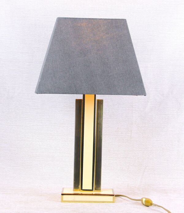 Maison Lancel, Lampe de table, style Hollywood Regency des années 1970