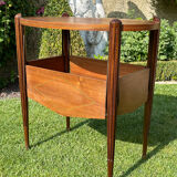 Art Deco walnut tea table
