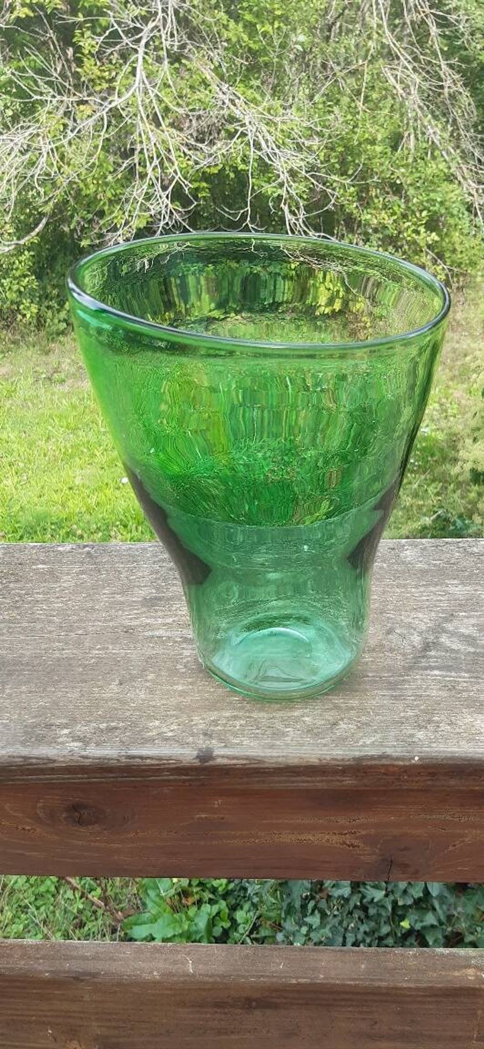 Vase verre soufflé design Maria Vinka pour IKEA