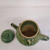 Stoneware teapot signed Pierre Lion
