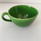 Vintage glazed ceramic cup duo