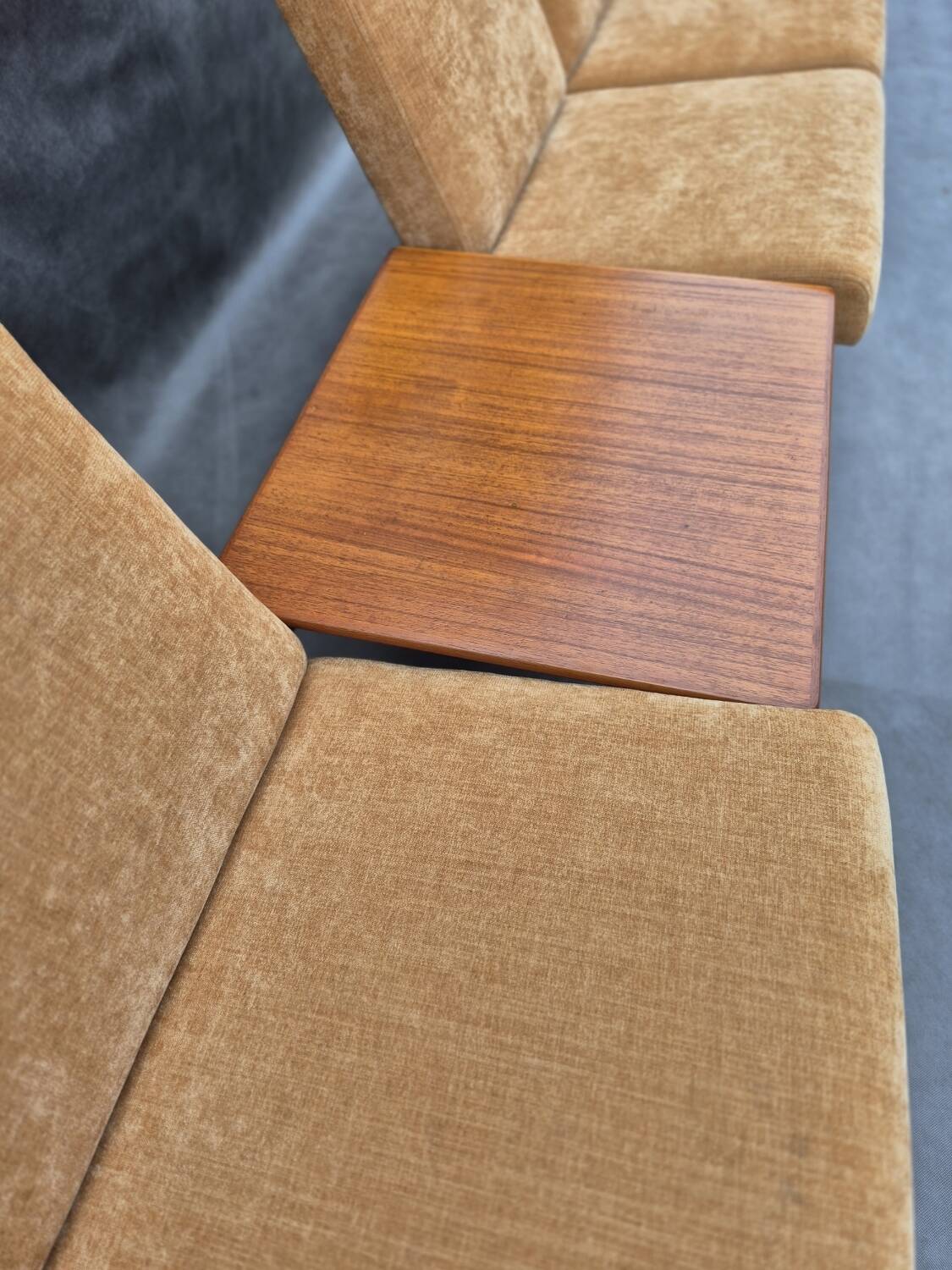 Modular teak sofa, Scandinavian vintage 1960s